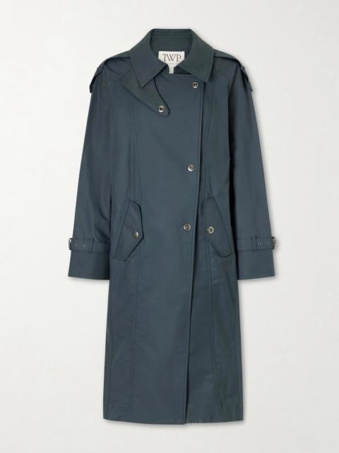 TWP Cotton-blend Canvas Trench Coat