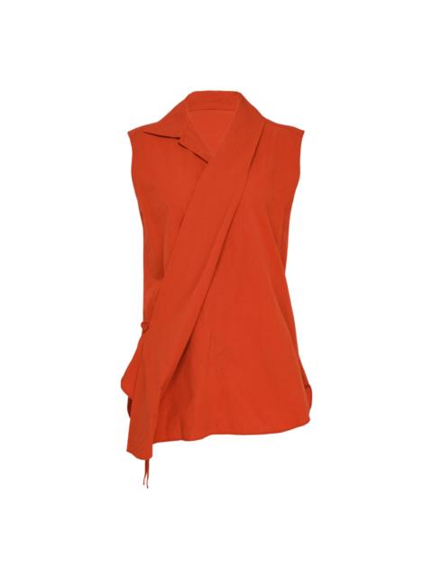 Y's Wrap Knot Sleeveless Shirt