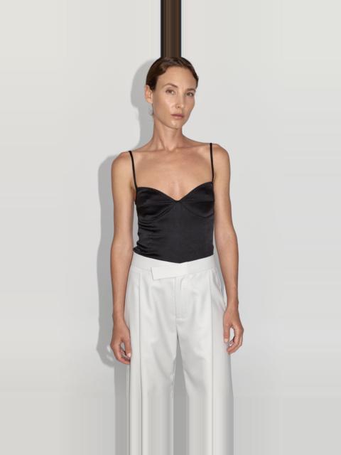 ST. AGNI Soft Silk Cami - Washed Black