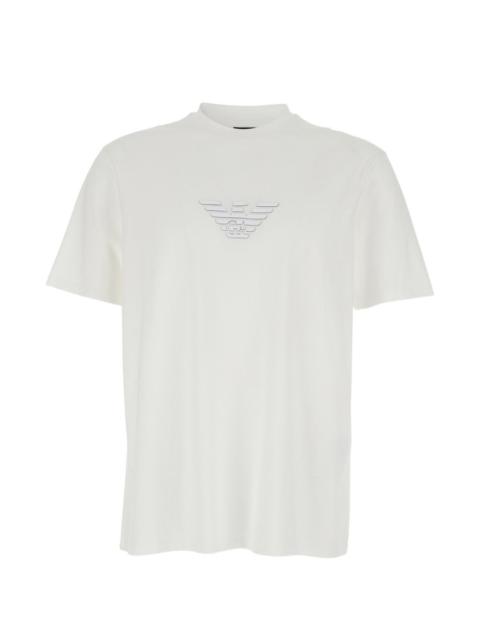 EMPORIO ARMANI logo-patch T-shirt