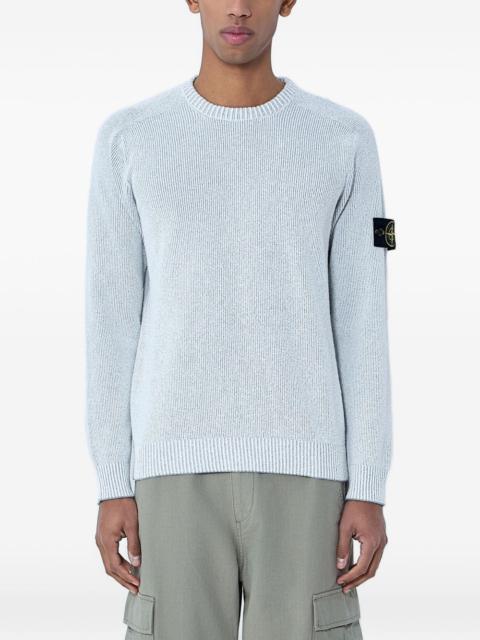 Stone Island logo-patch sweater