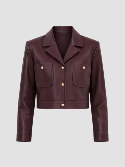 LAMARQUE Women's Lorena Lambskin Leather Jacket - Vamp