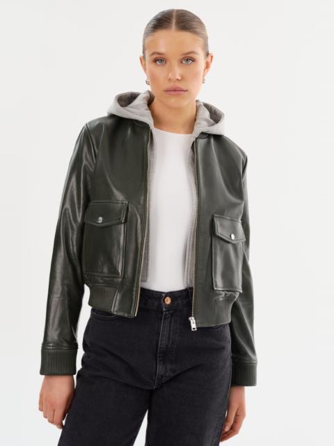 LAMARQUE CANDACE | Leather Bomber Jacket