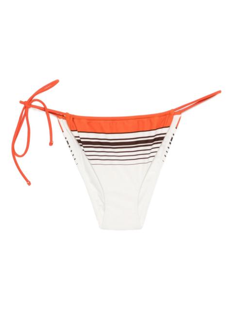SIR. Destino striped-pattern bikini bottom