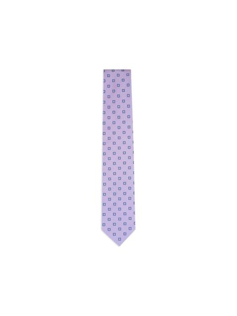 Brioni spring square silk tie