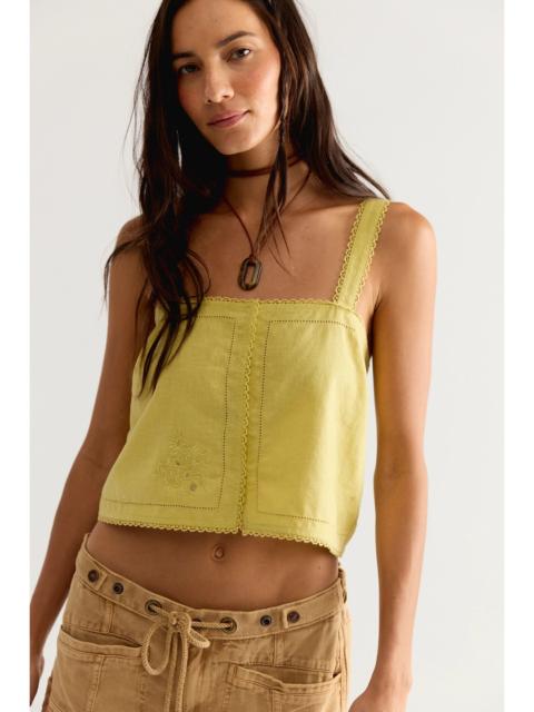 FREE PEOPLE Nora Embroidered Top