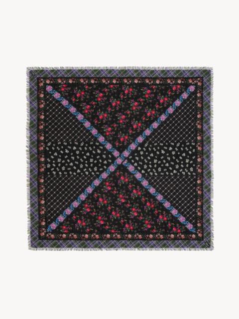 Chloé THE CHLOÉ FOLK SQUARE SCARF IN WOOL
