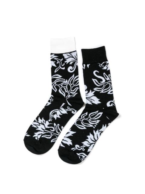 sacai Floral Socks