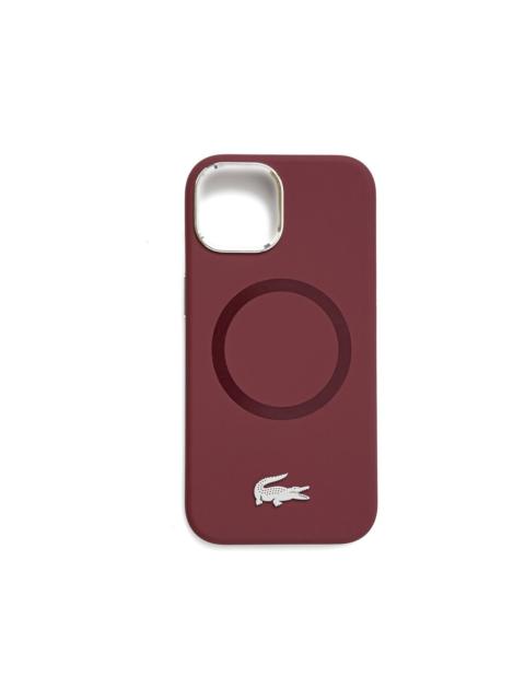 LACOSTE logo-plaque iPhone 15 6.1 case