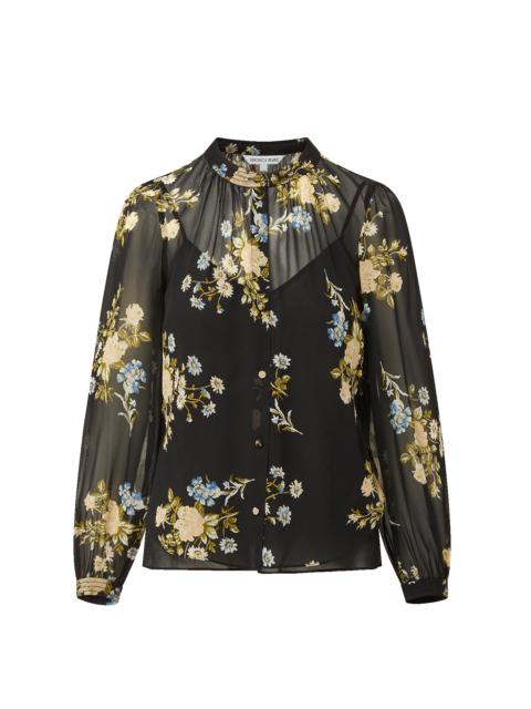 VERONICA BEARD ASHLYNN SILK BLOUSE