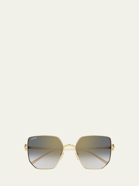 Cartier Clash de Cartier 56mm Butterfly Sunglasses