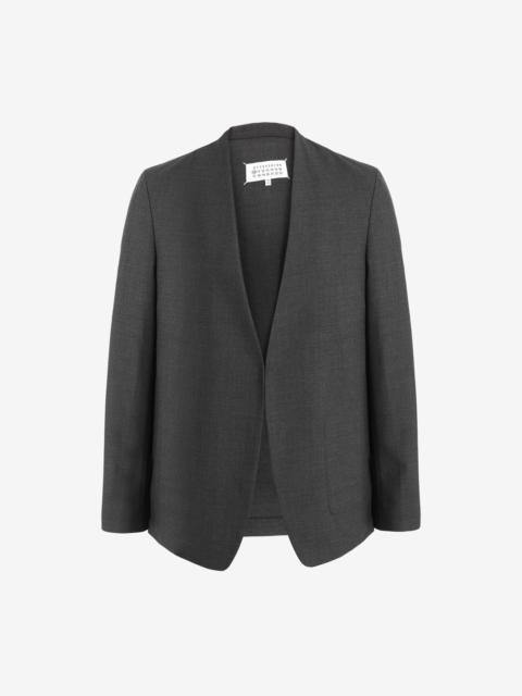 Maison Margiela Collarless wool jacket