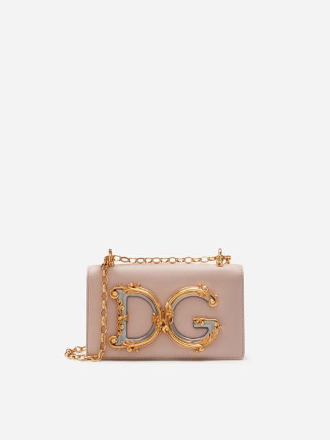 DG Girls phone bag in plain calfskin
