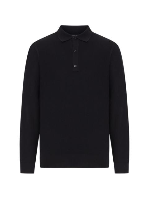 half-button polo shirt