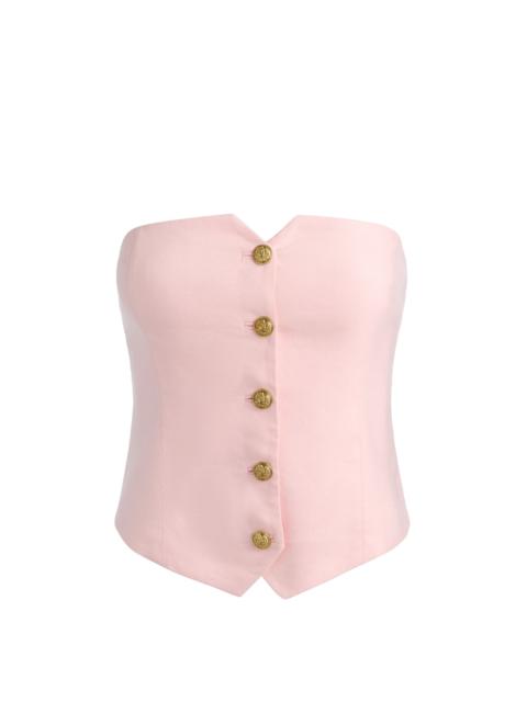 Alice + Olivia KELCEY STRAPLESS VEST