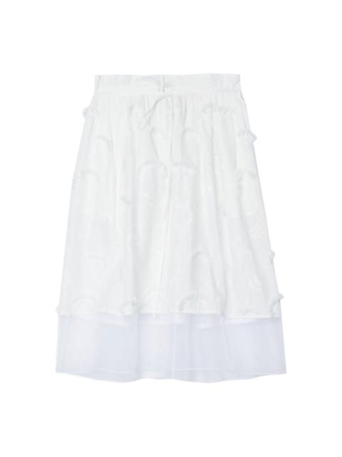 3.1 Phillip Lim embroidered skirt