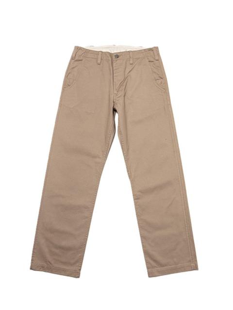 Pure Blue Japan 1192-BE Dry Touch Chino Trousers Wide Straight Beige