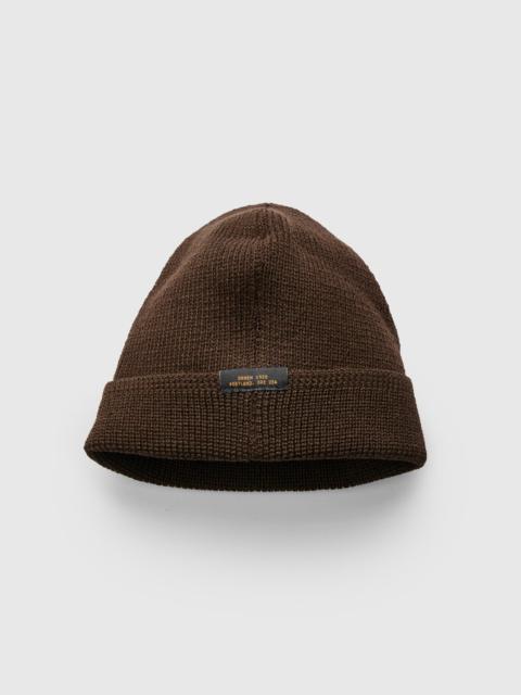 Dehen 1920 Wool Knit Watch Cap in Brown