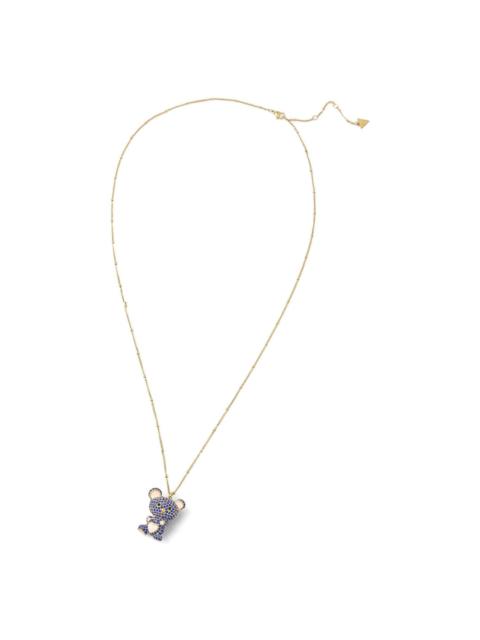 GUESS USA bear necklace