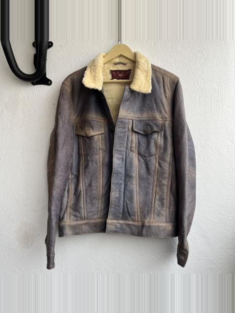 Other Designers SHEARLING JACKET OLLY AND CO FORMALS GENUINE LEATHER URUGUAY