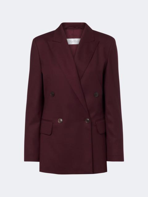 Max Mara Double-breasted wool-blend blazer