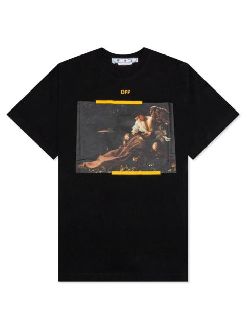 Off-White OFF-WHITE C/O VIRGIL ABLOH DIAG ARROW CARAVAGGIO ST FRAN SLIM - BLACK/WHITE