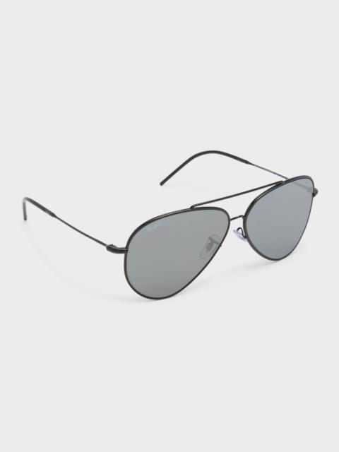 Ray-Ban Men's Aviator Reverse Metal Aviator Sunglasses, 62MM