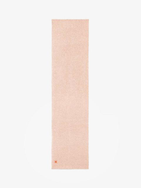 KENZO K Logo cashmere scarf