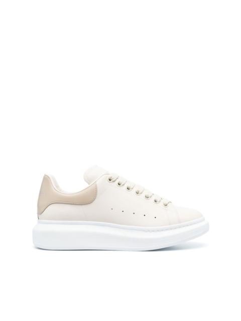 panelled low-top sneakers