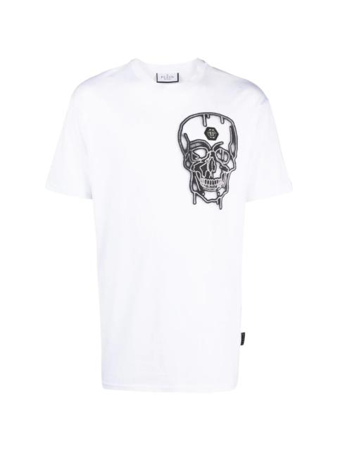 graffiti-print short-sleeve T-shirt