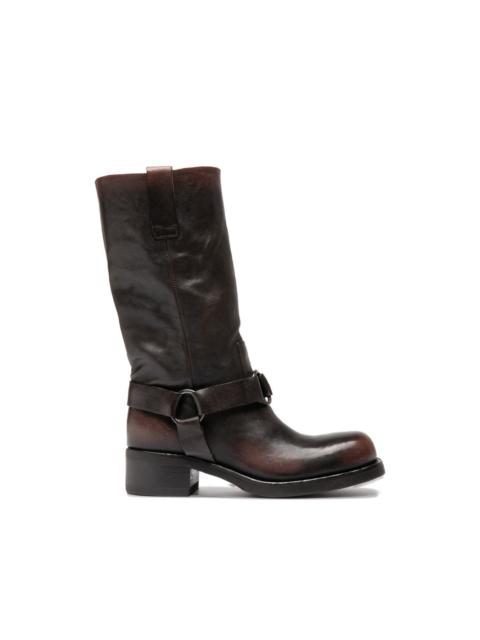 OFFICINE CREATIVE Dana 004 leather biker boots