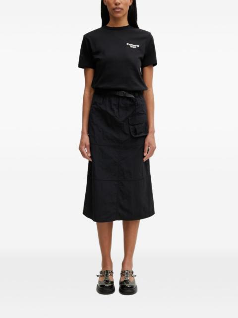 GRAMICCI belted cargo midi skirt