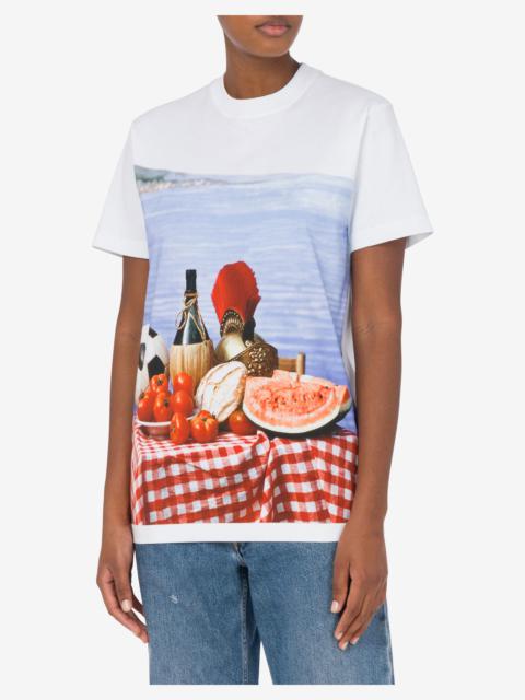 Moschino ORGANIC JERSEY T-SHIRT ITALIAN INSPIRATION