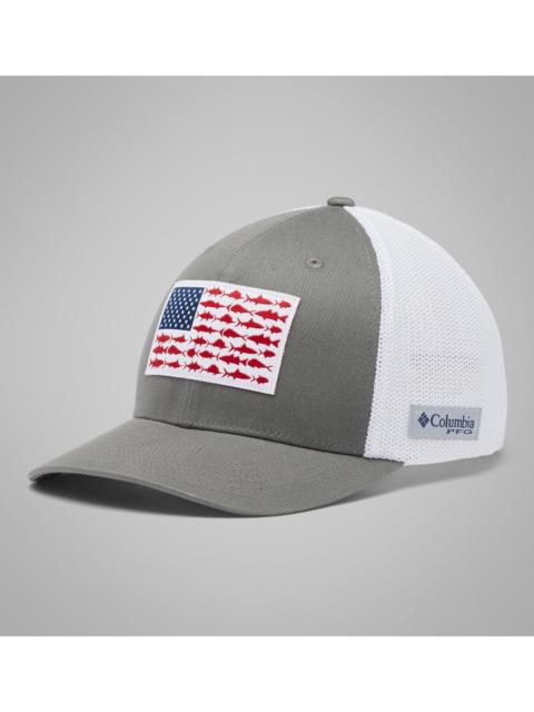 Columbia PFG Fish Flag Mesh Ball Cap