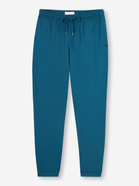 Men's Track Pants Basel Micro Modal Stretch Poseidon Blue