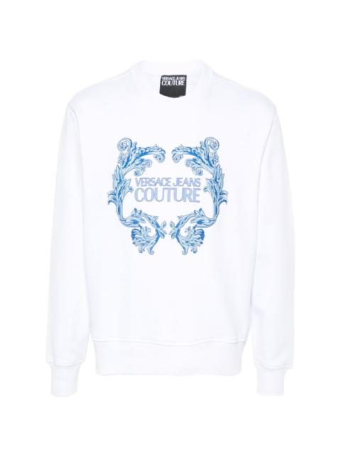 logo-print cotton sweatshirt