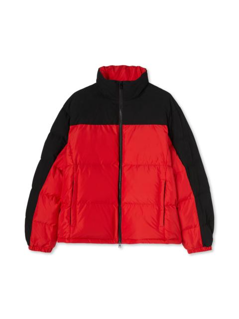 MSGM "Micro ripstop" color block down jacket