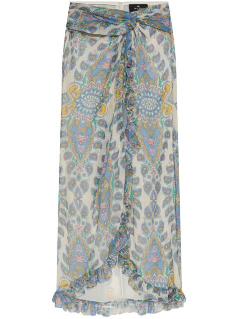Etro silk skirt