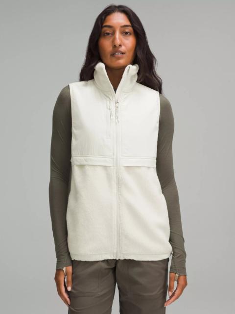 Cinch-Hem Fleece Vest