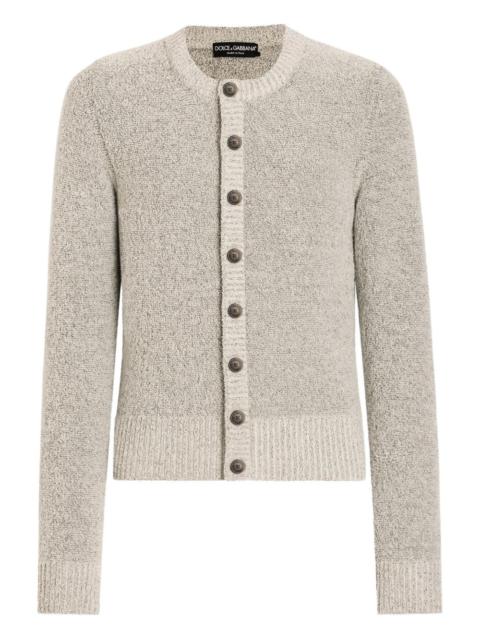 Dolce & Gabbana button-front textured cardigan