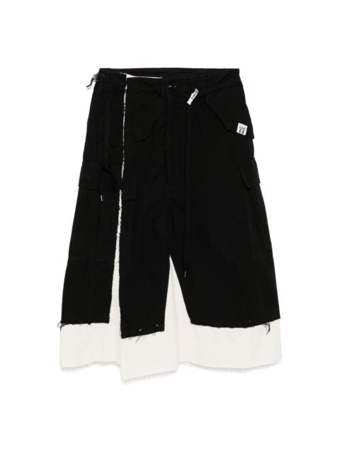 Maison MIHARAYASUHIRO panelled skirt