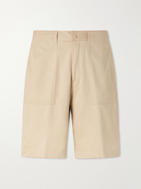 Ralph Lauren Straight-Leg Silk-Twill Shorts