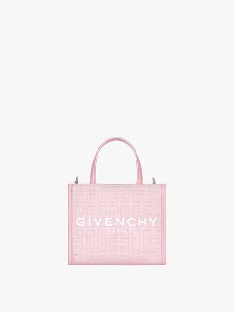 Givenchy MINI G TOTE SHOPPER BAG IN 4G COATED CANVAS