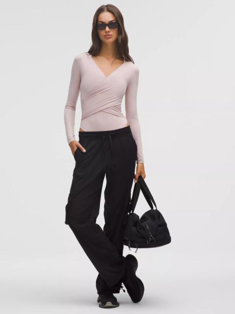 lululemon Wundermost Ultra-Soft Nulu Wrap-Front Long-Sleeve Bodysuit