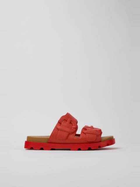 CAMPER Brutus Sandal Red Synthetic Sandals for Men.