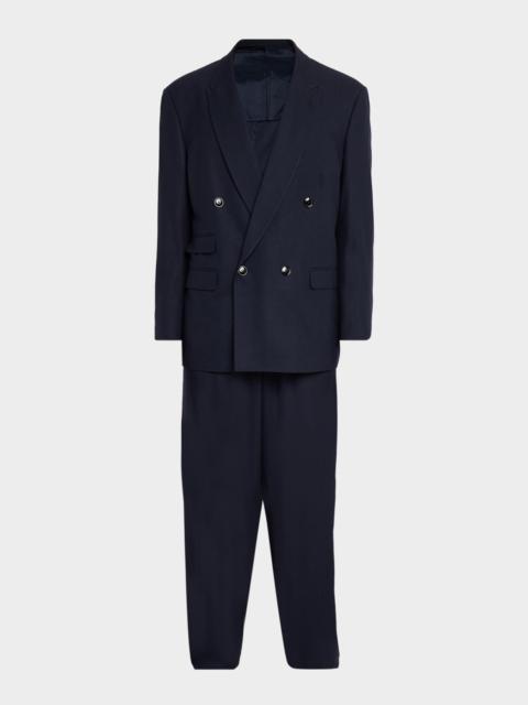 GIORGIO ARMANI Men's Heritage Wool Oversized Double-Breasted Suit