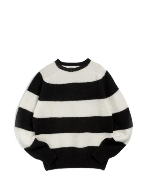 YMC striped crew-neck sweater