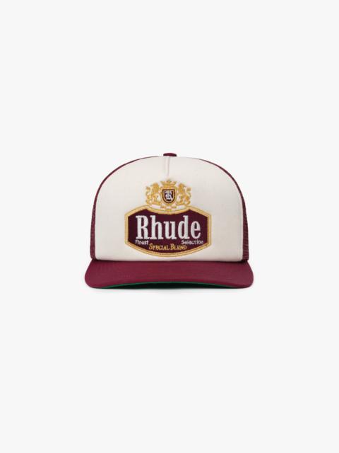 Rhude SPECIAL-BLEND TRUCKER HAT