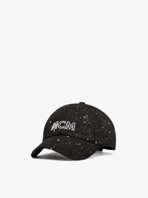 MCM Galaxy Print Logo Cotton Cap