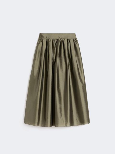 'S Max Mara EFFETTO Pleated organza skirt - SAGE GREEN
